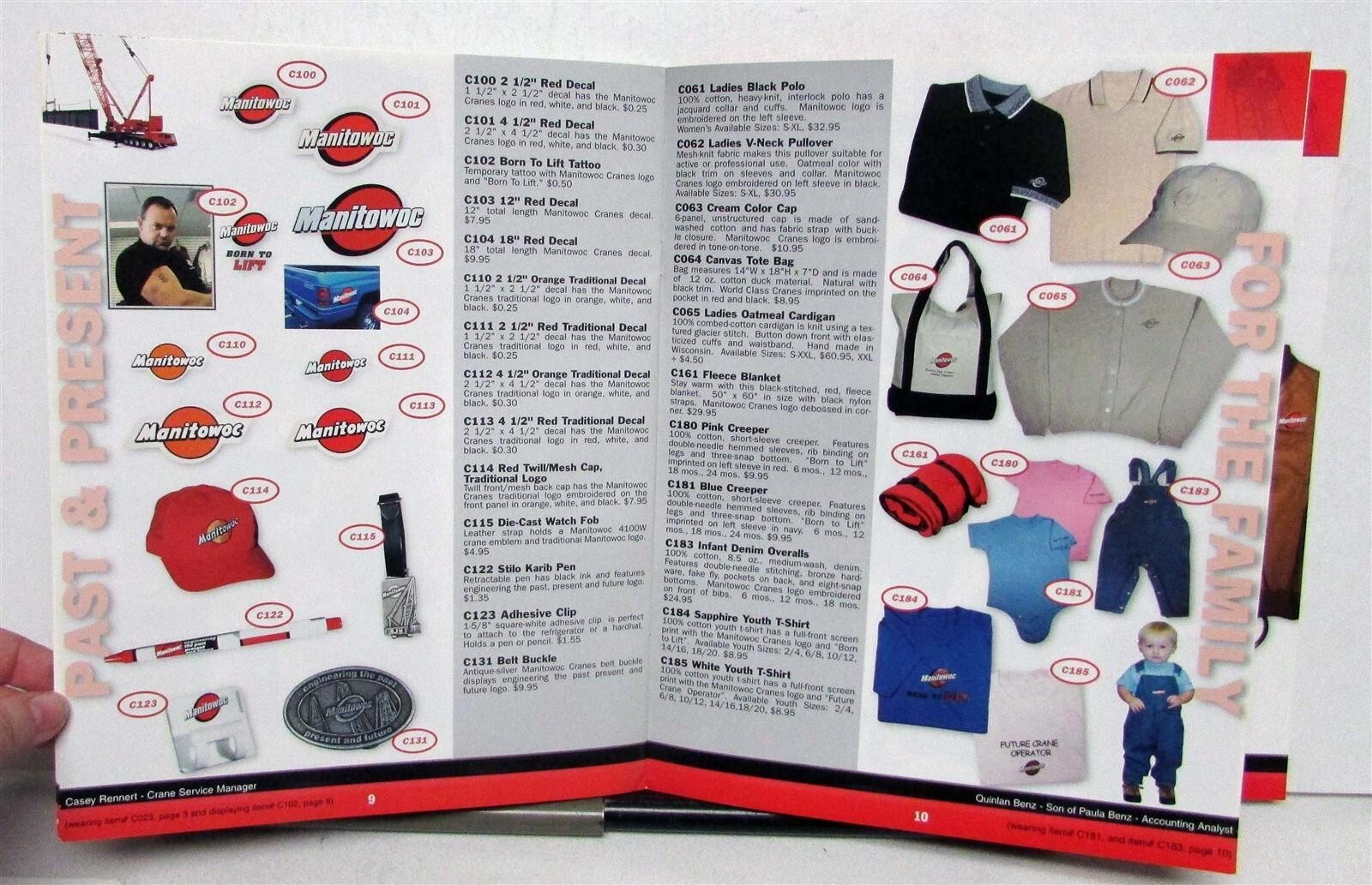 1990s Manitowoc Cranes Specialties Gifts Apparel Construction Sales Promotions