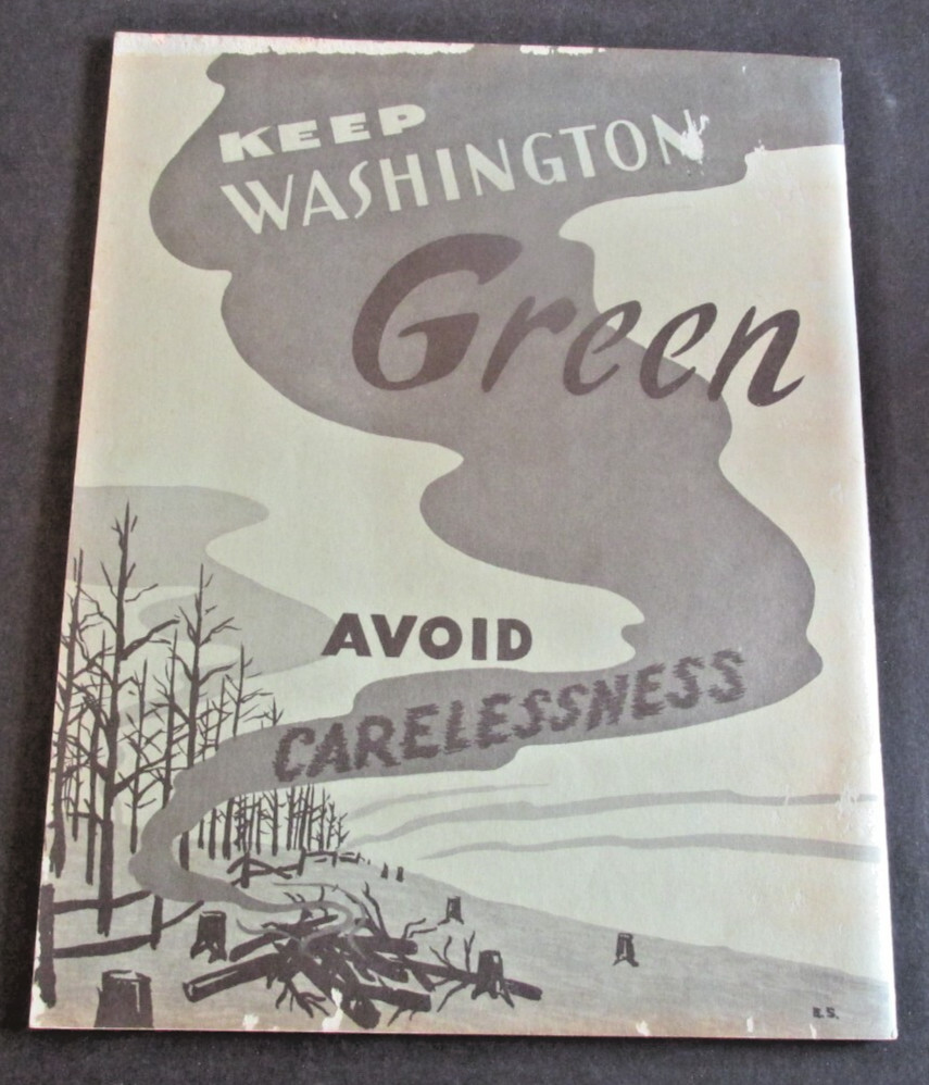 VTG 1963 Reprint of 1914 Bulletin Trees of Washington State King County 4H Club