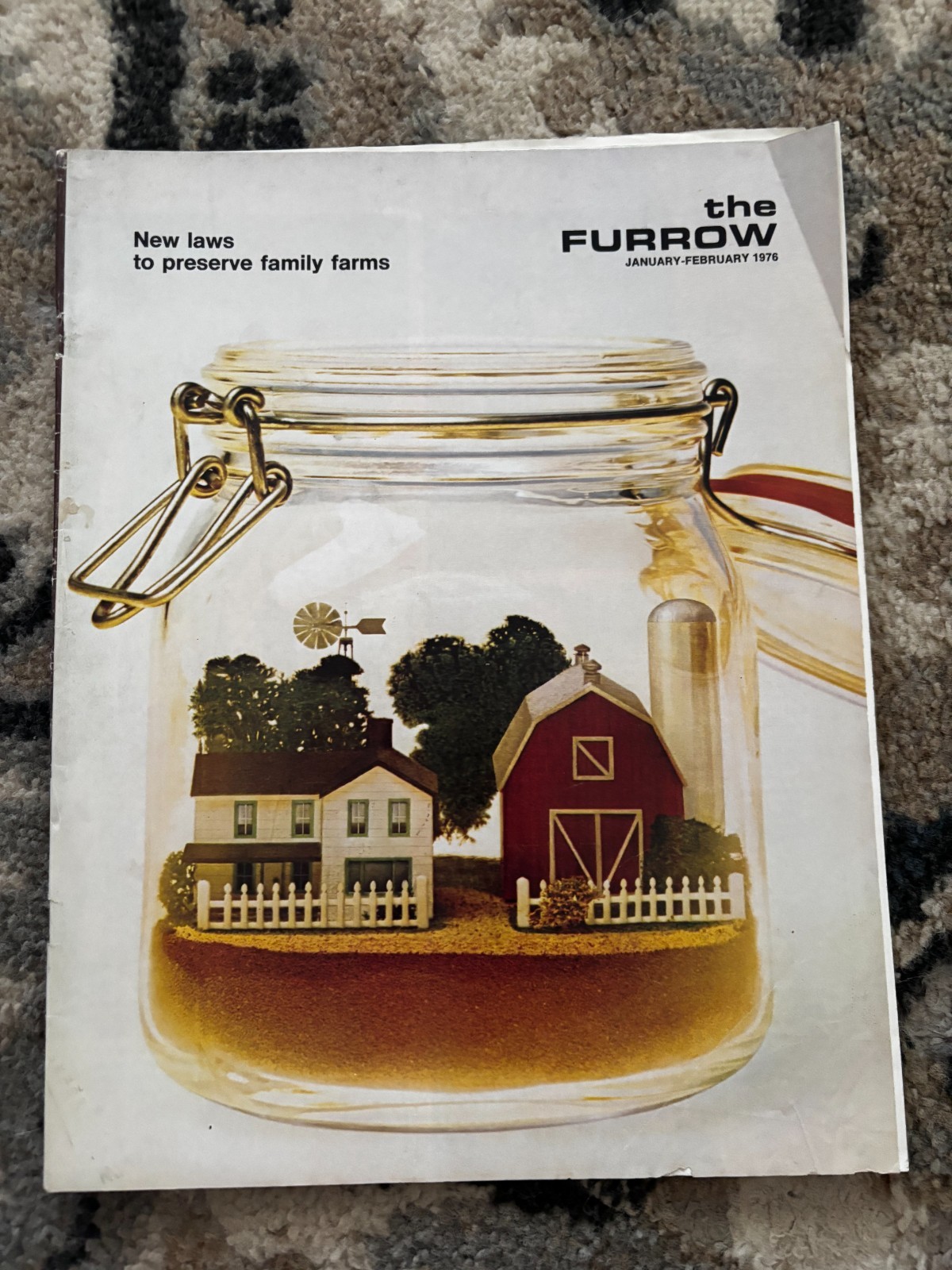 John Deere Furrow Magazine January-February 1976 Nichols NY Brochure DCPA26