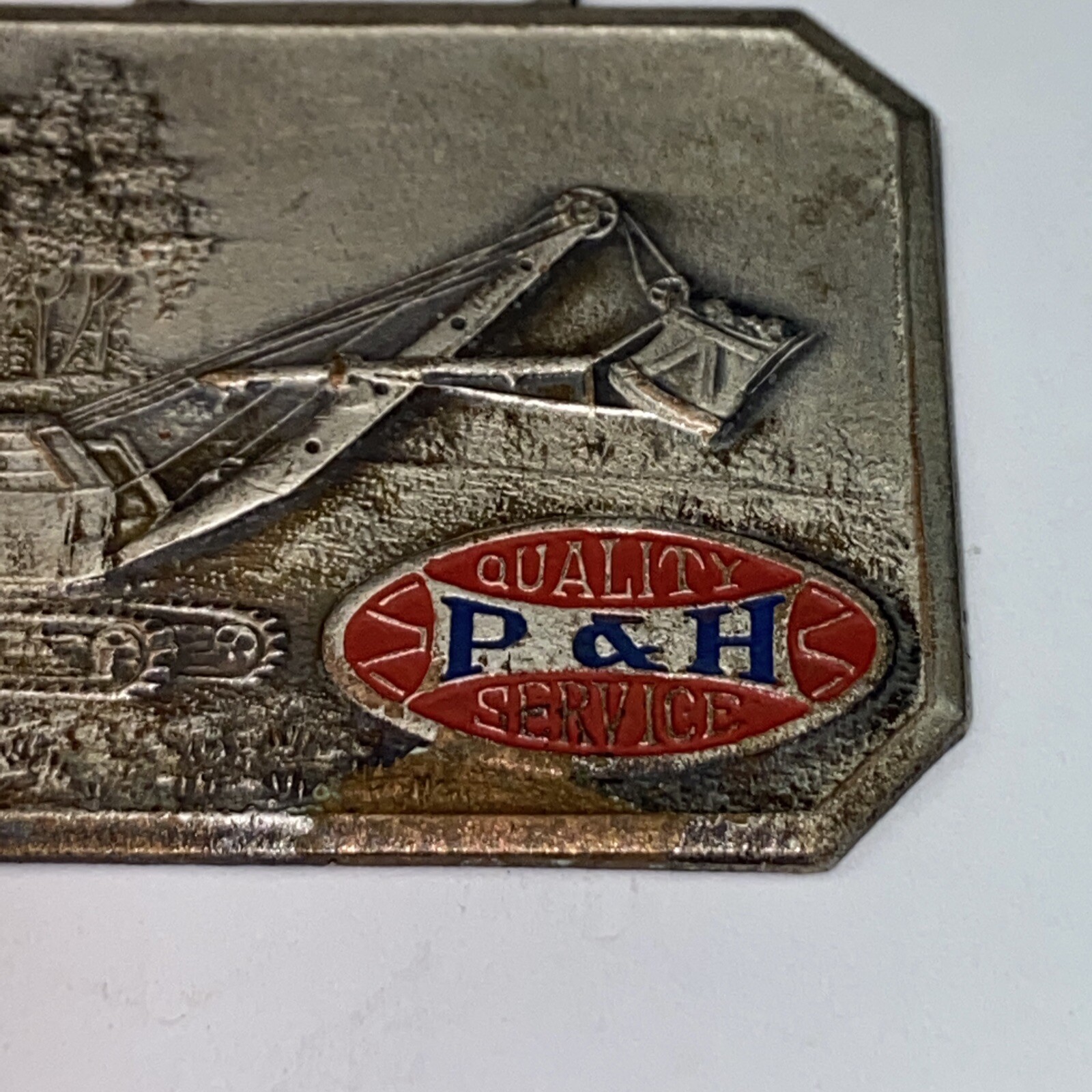 old Watch Fob P&H Pauling Harnischfeger Cranes Power Shovels Mining Milwaukee WI