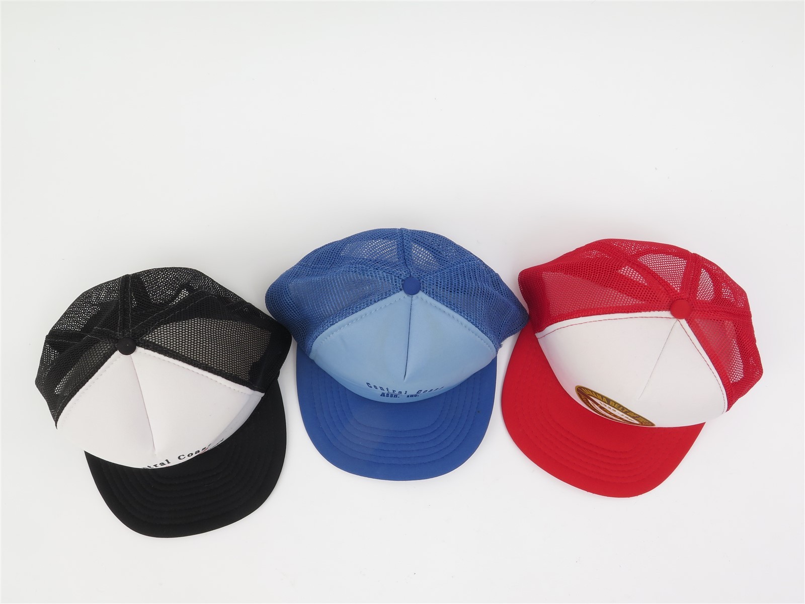 Vintage Machinery 3 Ag Caps Foam Mesh Snap Back Trucker/Baseball Caps