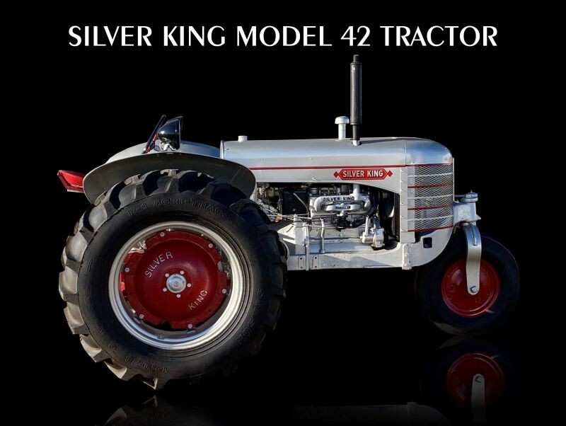 Silver King Model 42 Tractor New Metal Sign: 12×16&Prime; – Free Shipping