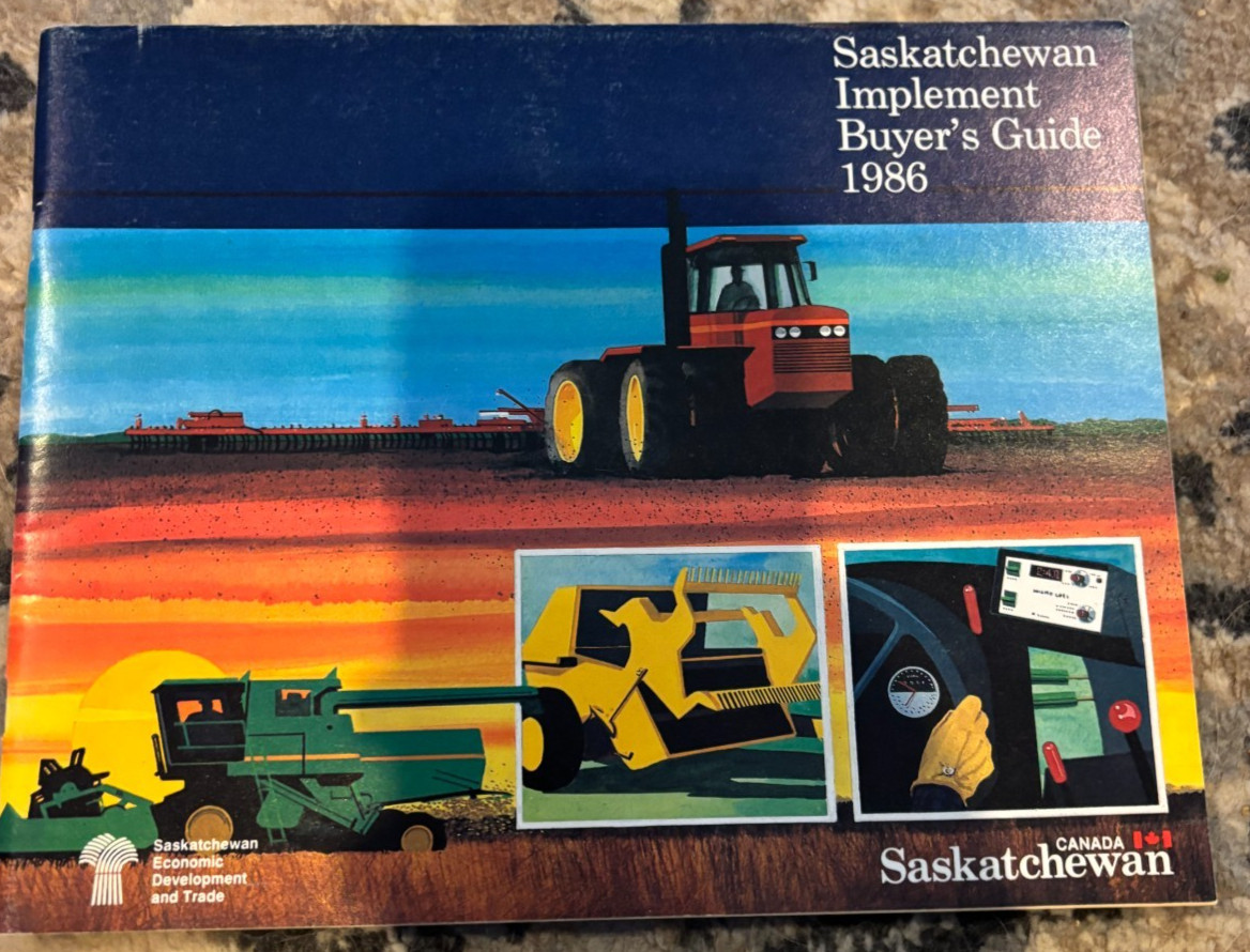 Saskatchewan Farm Implement Buyer&rsquo;s Guide For 1986 Brochure FCCA25