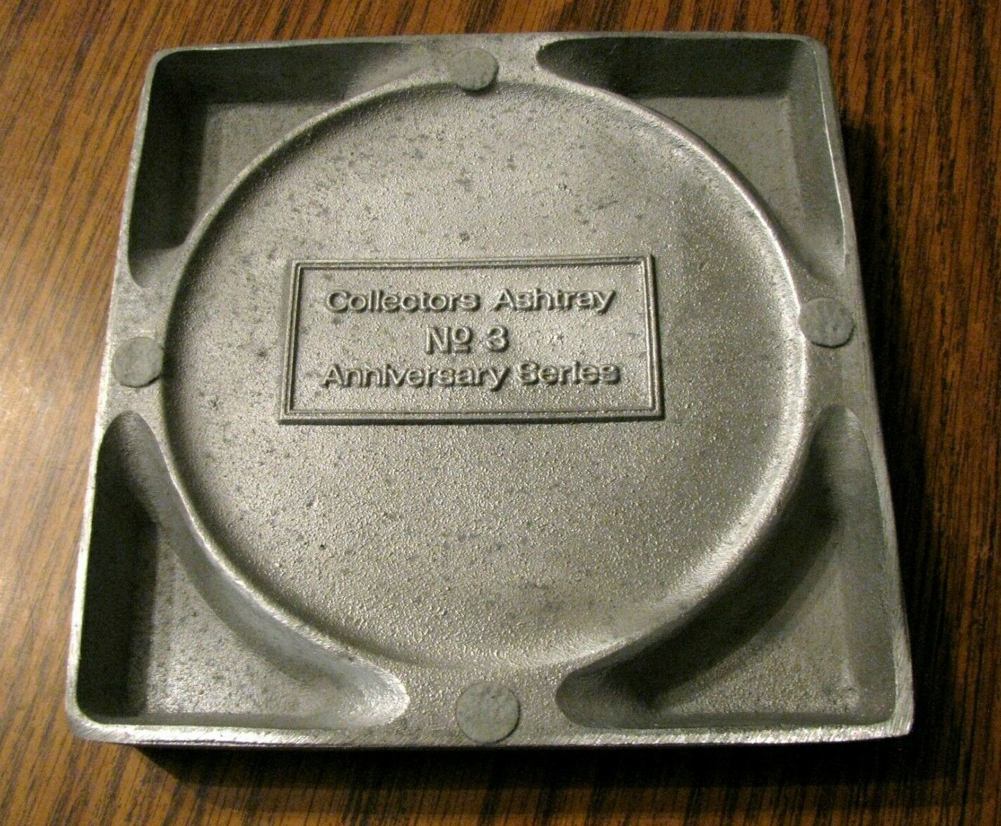 *Hesston NFR Rodeo CALF ROPING 1985 Collector Ashtray #3 Anniversary Series