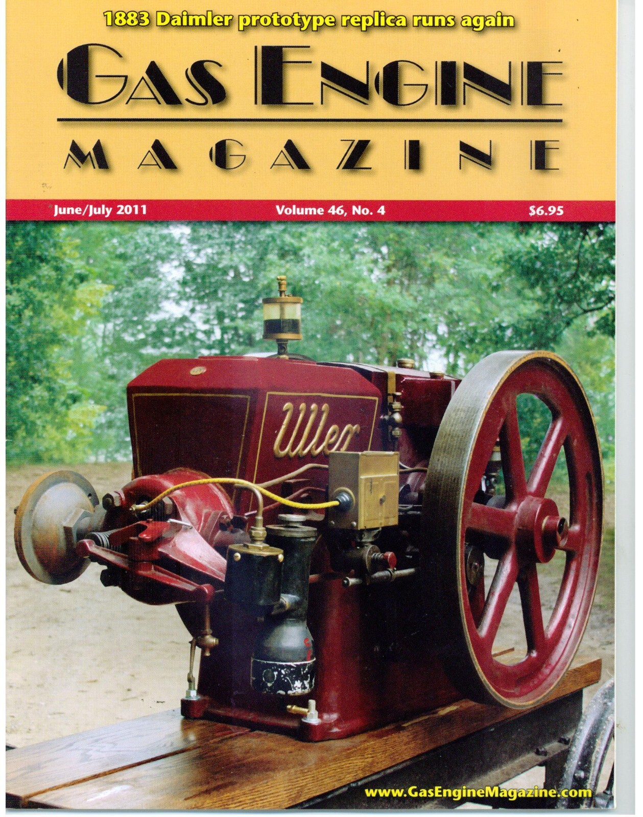 6 HP Uller Engine, 1883 Daimler Replica, 3 HP Stover KB, Massey Harris 1 1/2 HP