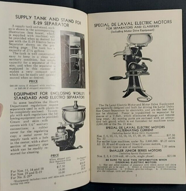 1944 De Laval Price Book Special Dealer Edition DeLaval Separator Co Chicago