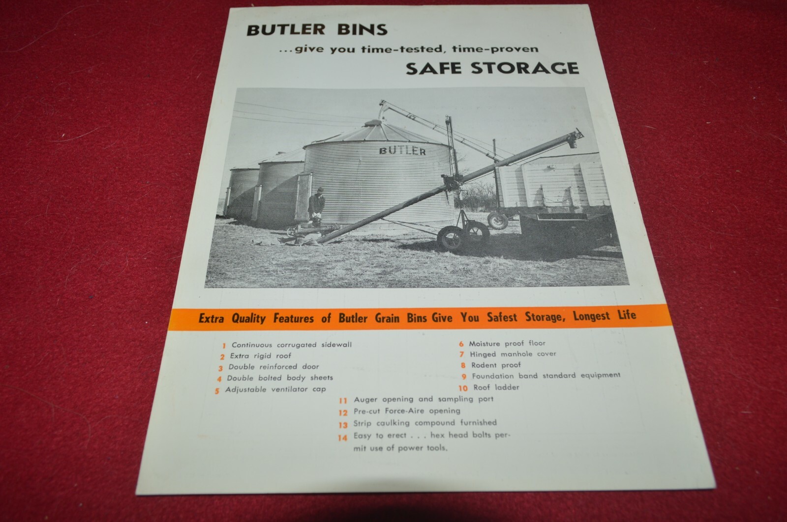 Butler Grain Bins For 1961 Brochure FCCA