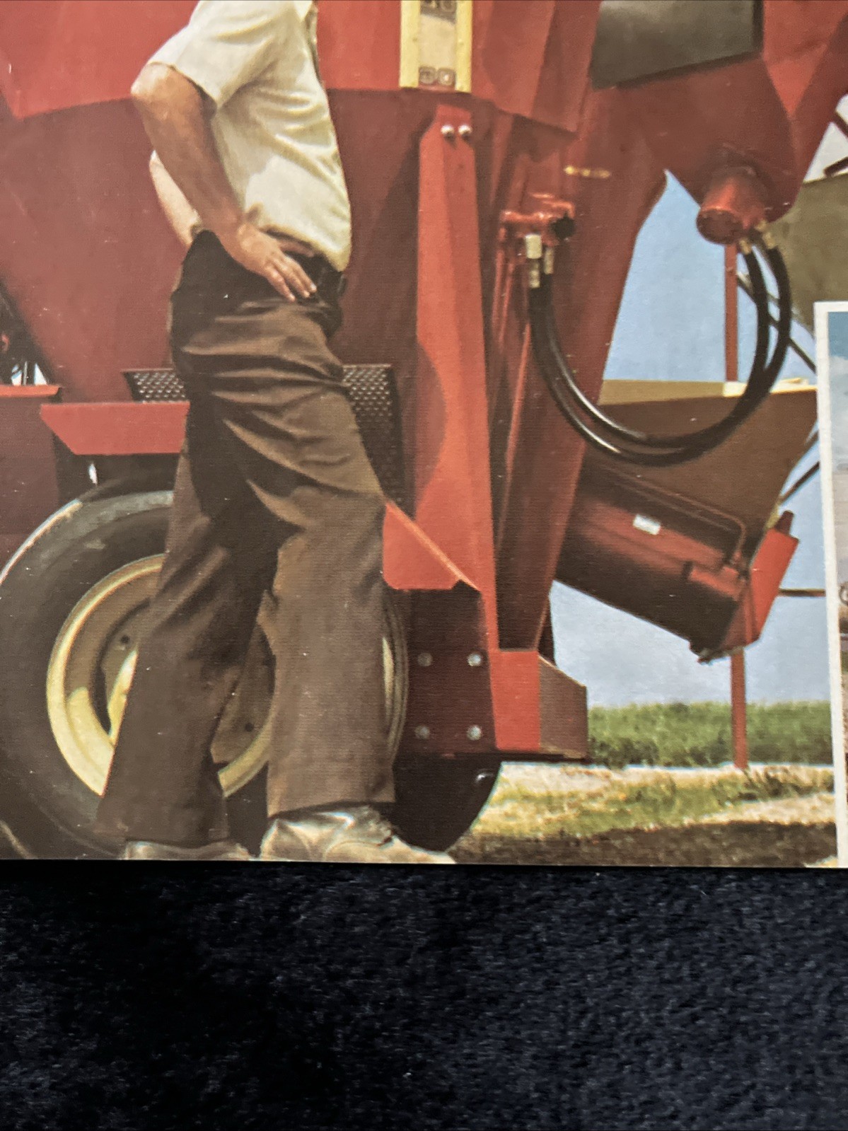 GEHL Farm Equipment Print Advertisement Hydraulic Mix All 1980 8×10
