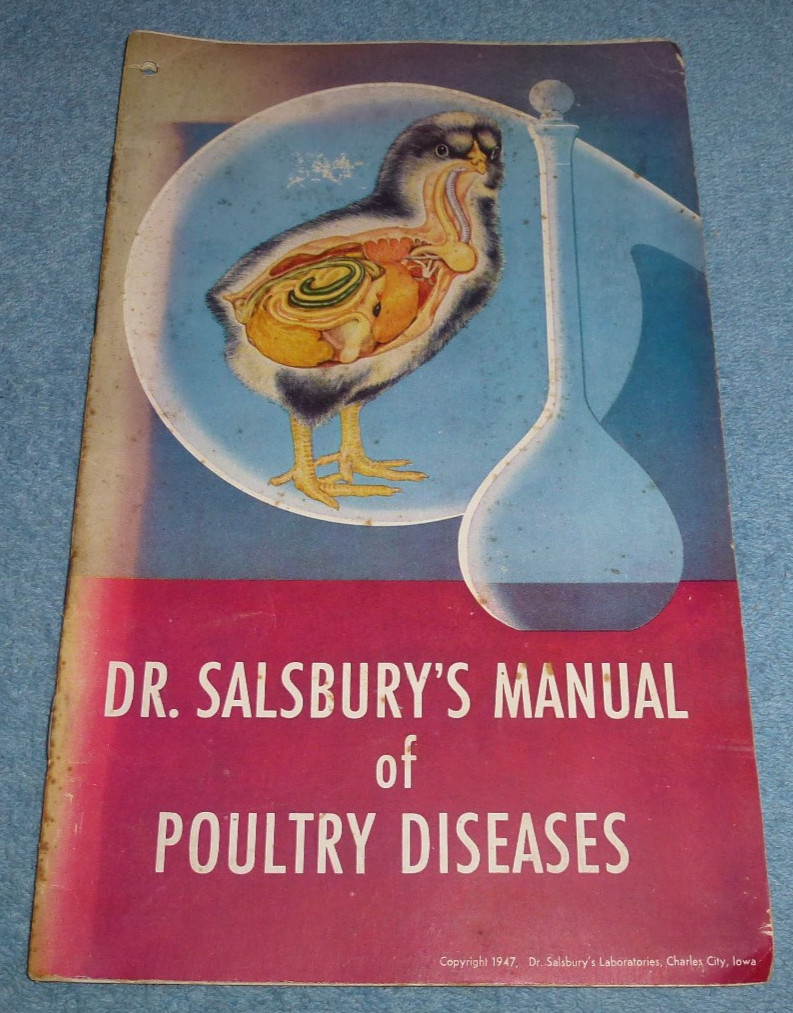 1948 Dr. Salsbury&rsquo;s Manual of Poultry Diseases Advertising Booklet