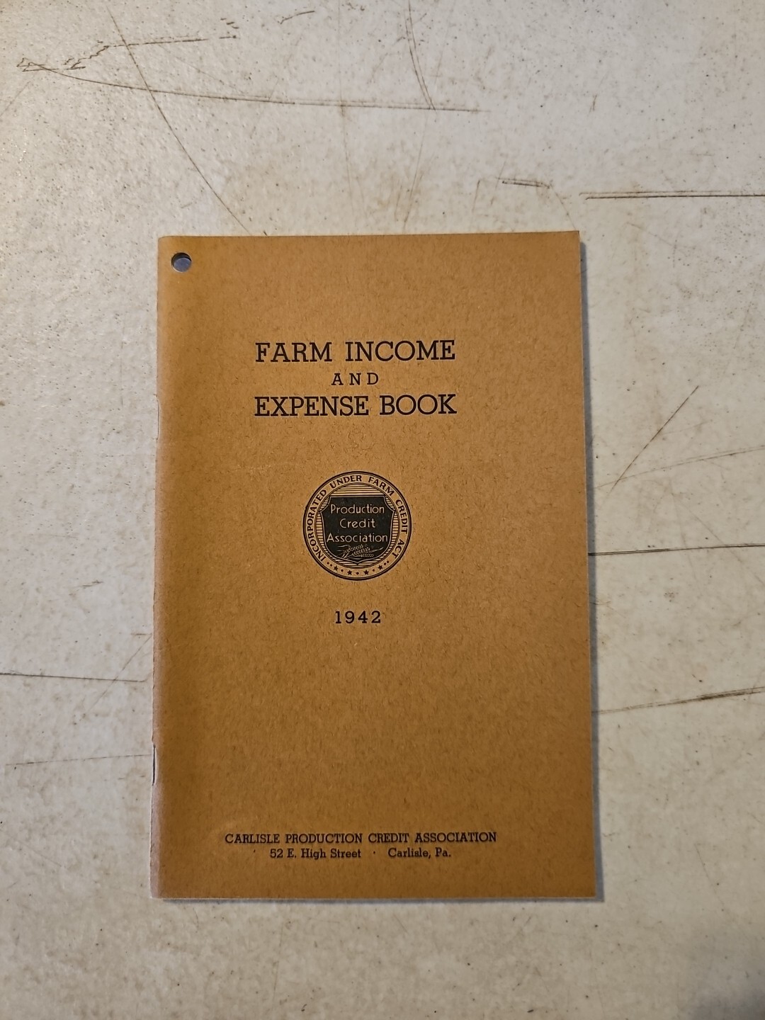 1942 Farm Income and Expense Guide. Carlisle Production Credit Association