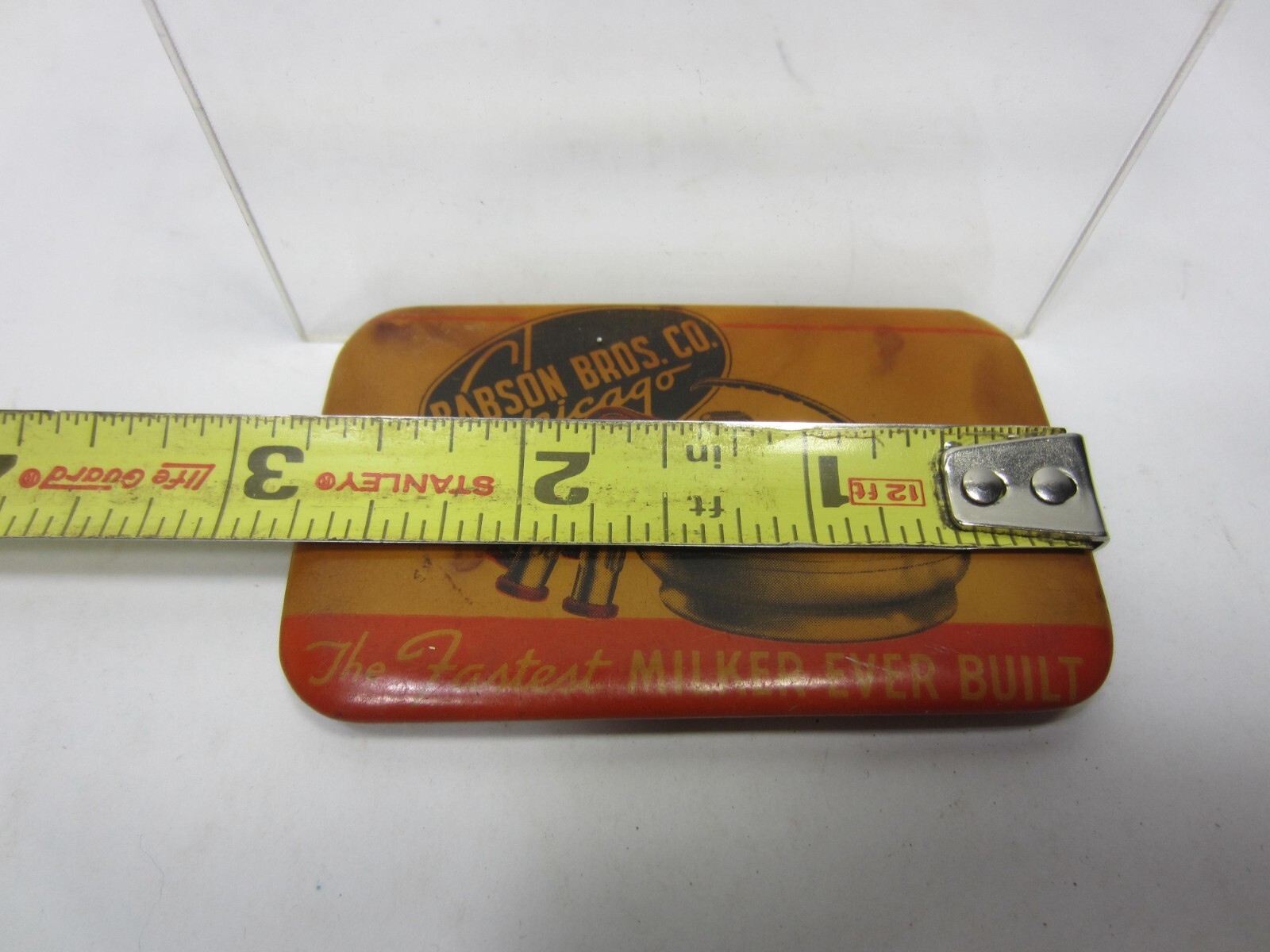 Vintage Babson Bros. Co. Milker Advertising Honing Stone
