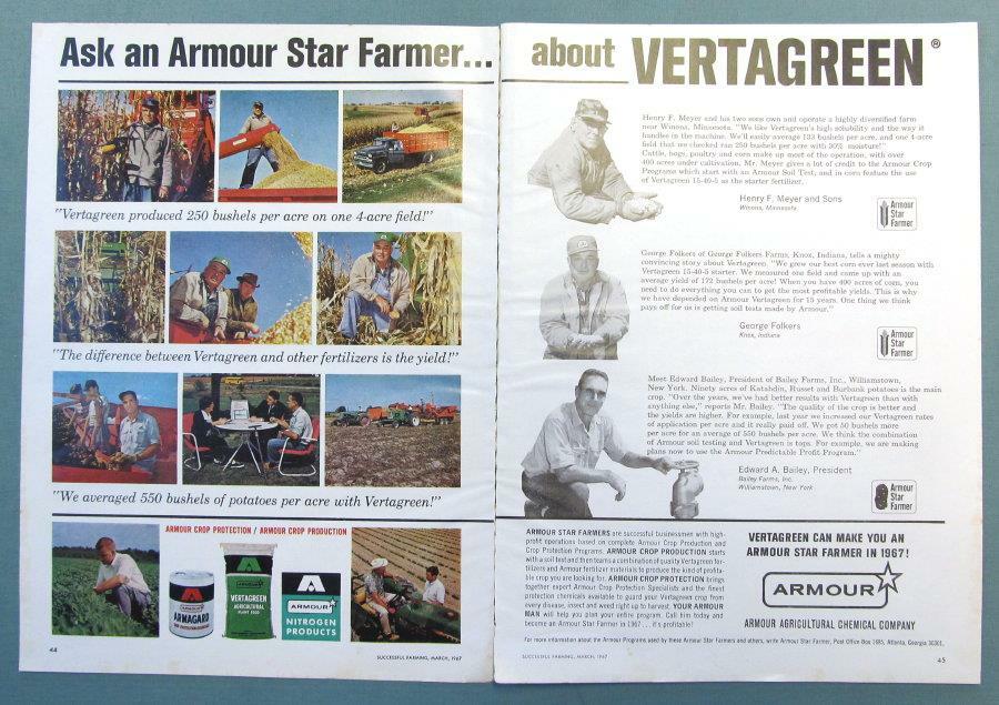 Original 1967 Fertilizer Ad Features Henry Meyer of Winona Minnesota