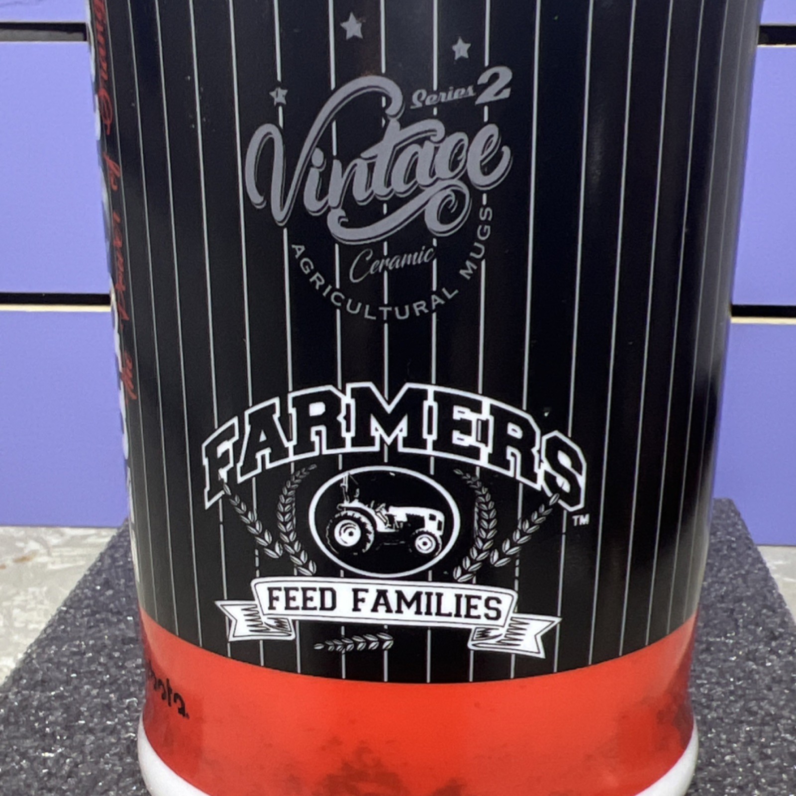 Kubota The Power of Orange Vintage Series 2 Ceramic Mug Farmers Feed Families