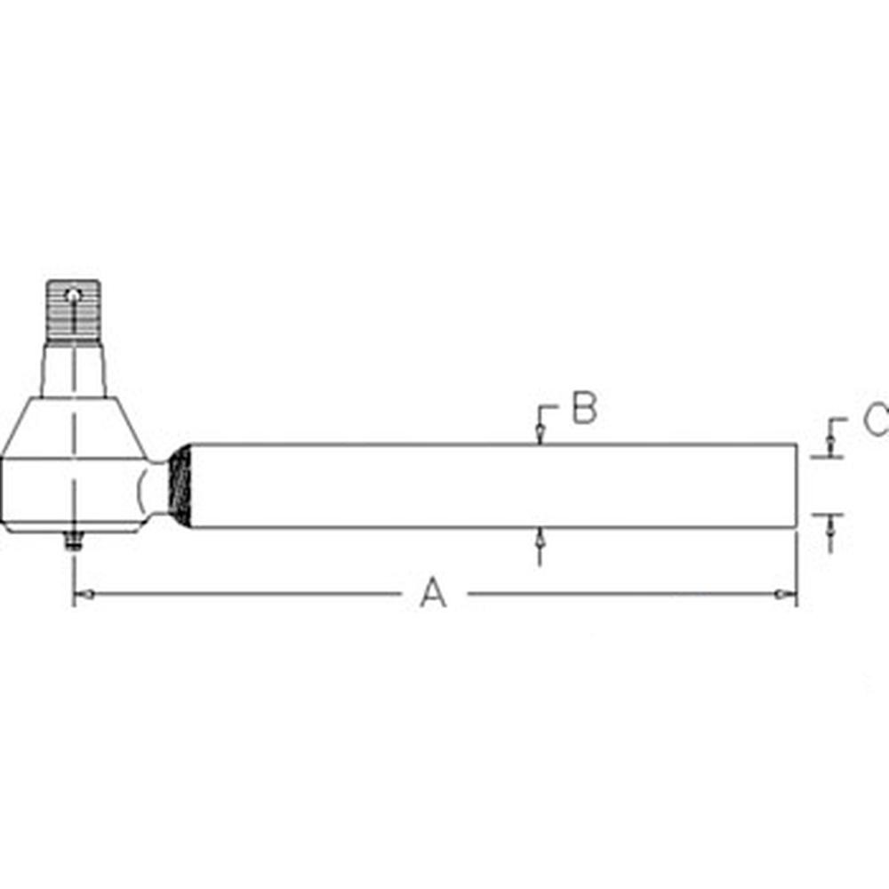 Tie Rod 3A161-62920 Fits Kubota M105S M105X M108X M110 M9000 M95S