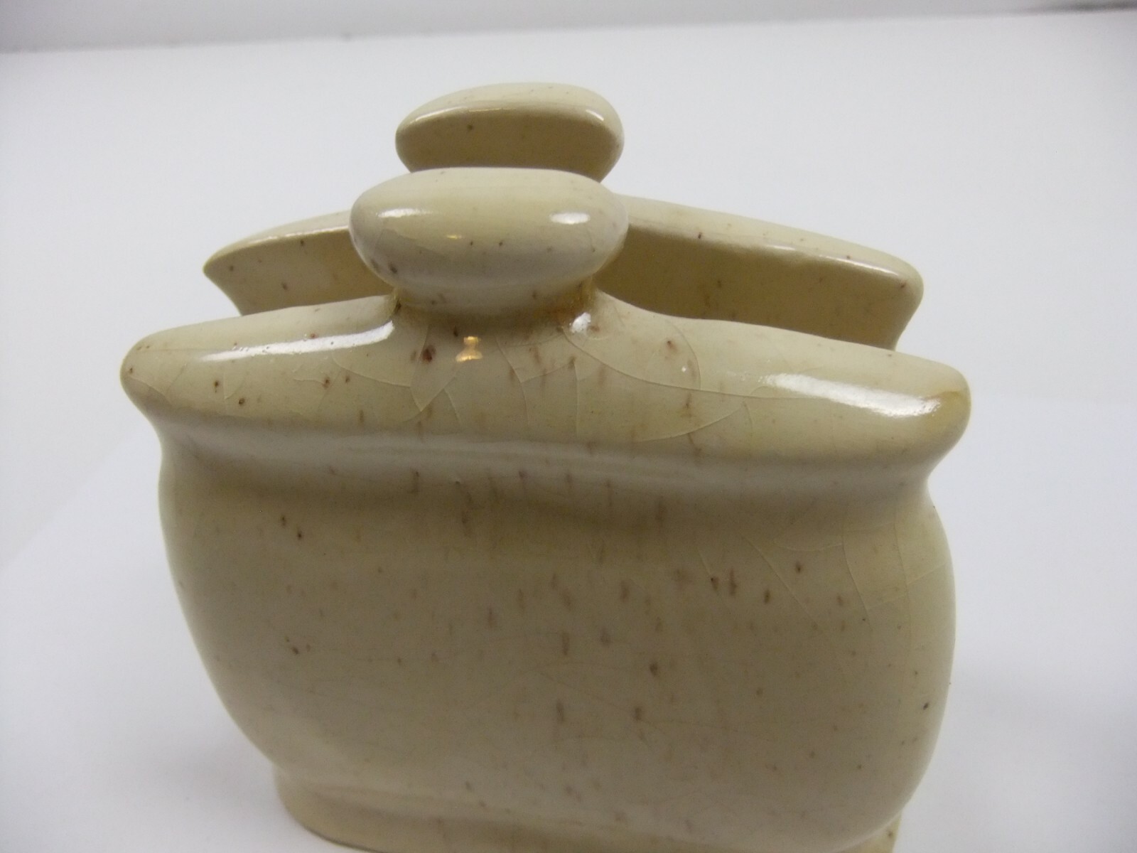 Halstad Elevator Co. Ceramic Napkin Holder Advertising
