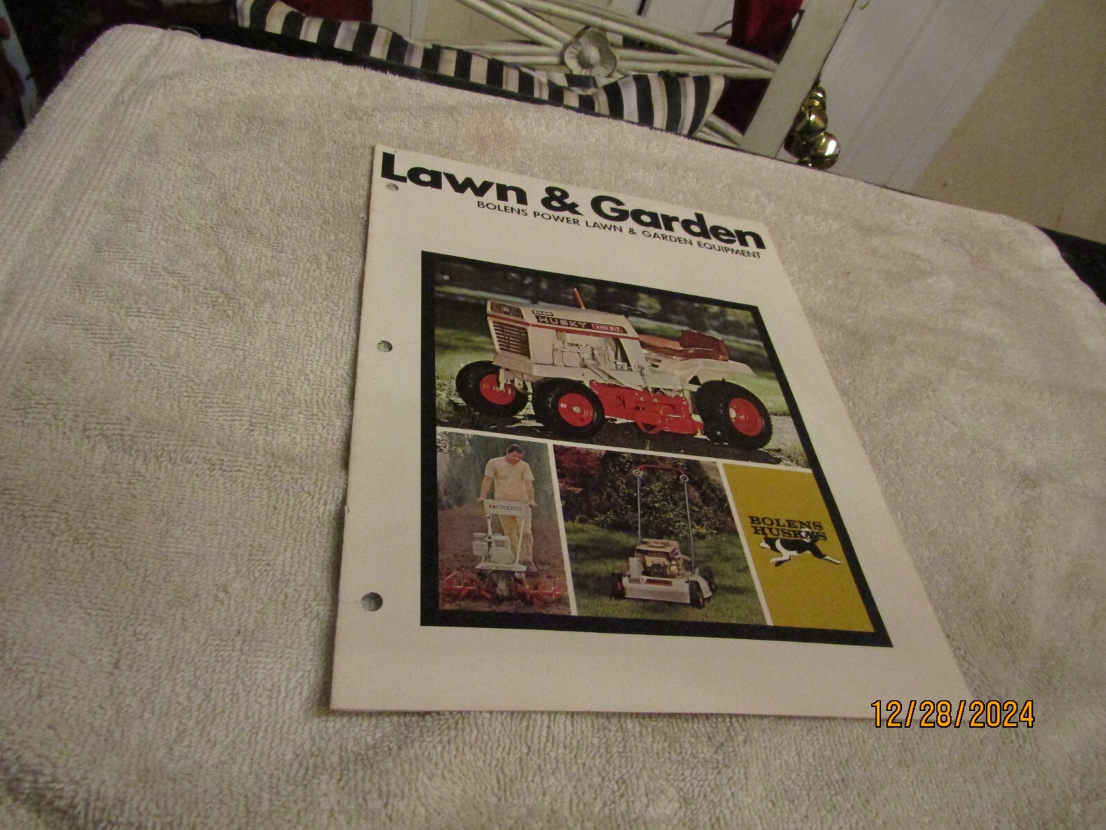 Bolens Sales Brochure Husky Lawn & Garden Tractors Pups Orbit Mowers Mustang