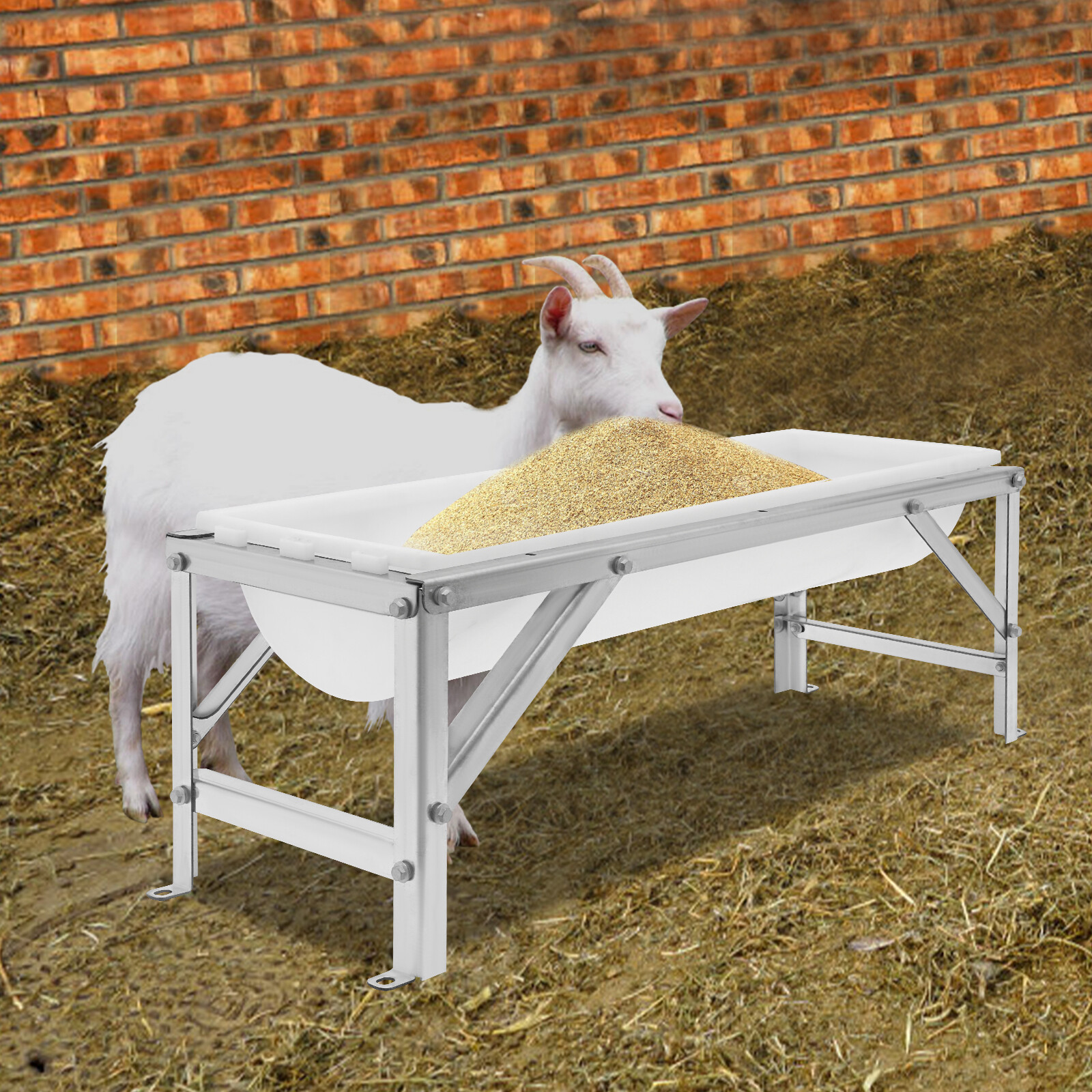 Large Capacity Livestock Feed Trough Long Feeder Feed Trough with Stand SALE