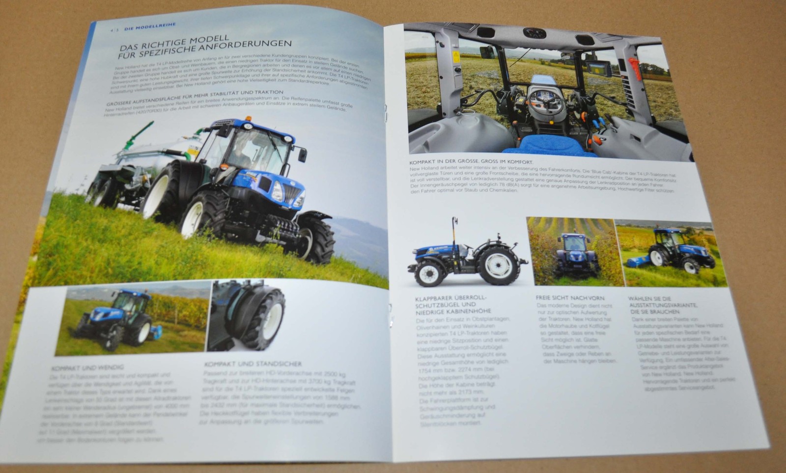 2015 New Holland T4 LP Series Tractor Brochure Prospekt DE