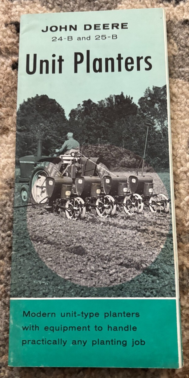John Deere 24-B 25-B Unit Planter For 1960 Brochure FCCA25
