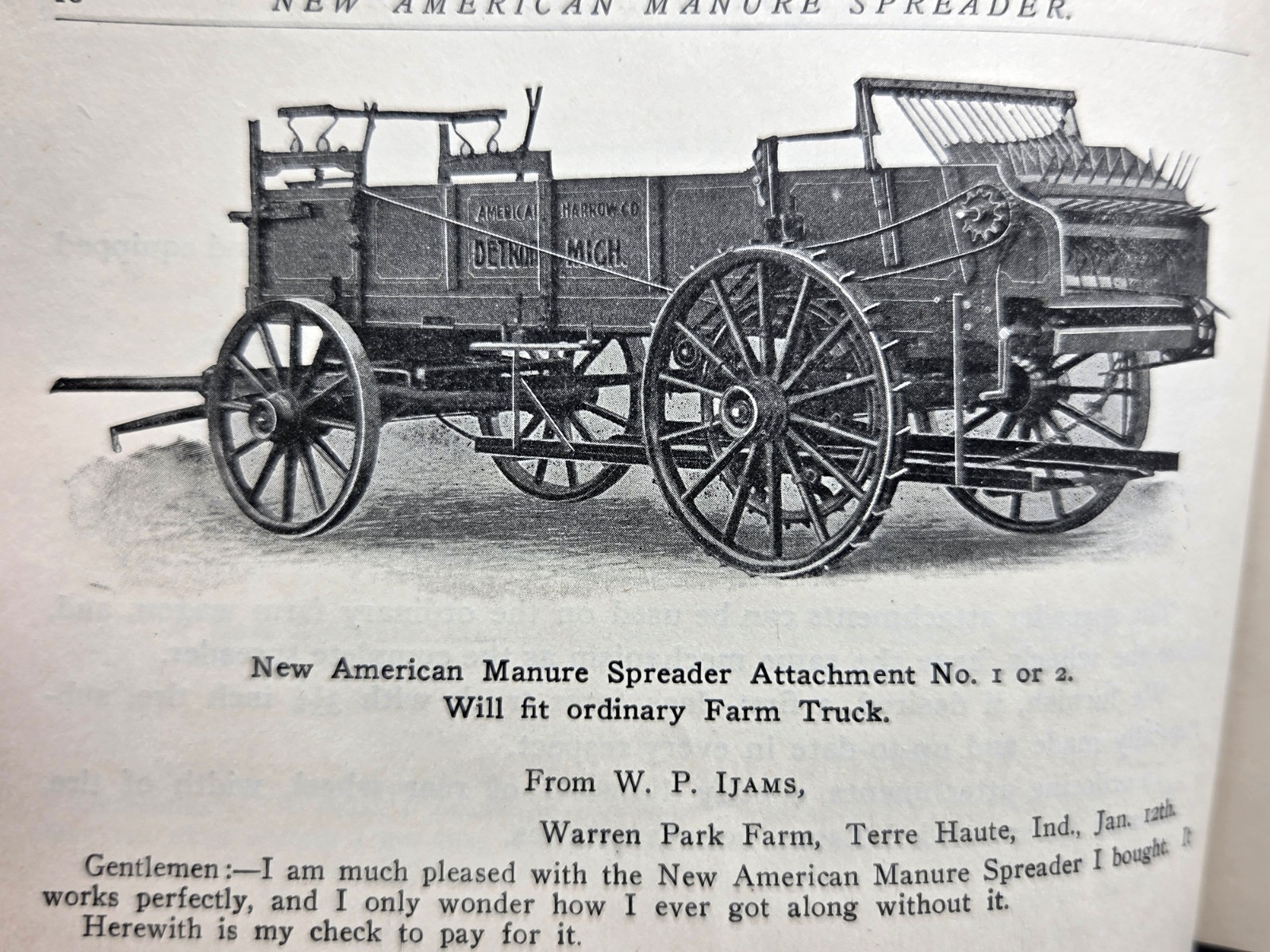 American Harrow Co. Cultivators Seeders Harvesters Catalog Detroit, MI
