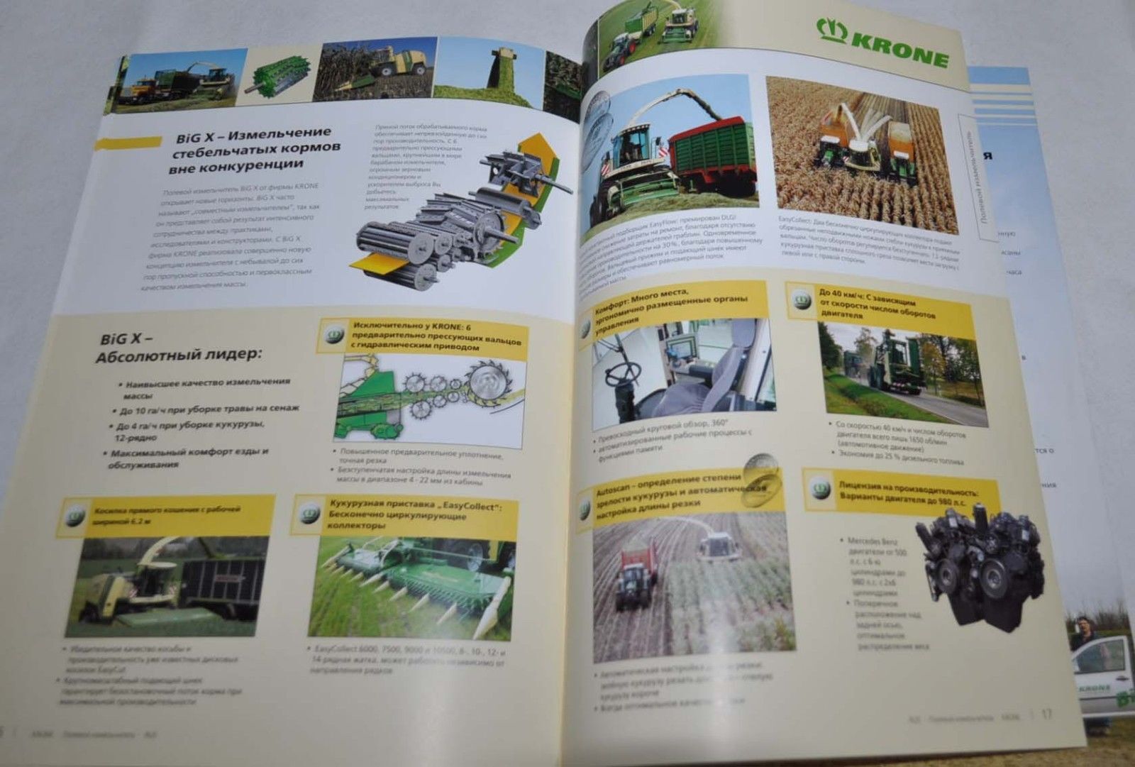 Krone Program Tractor Traktor Landmaschinen Brochure Prospekt