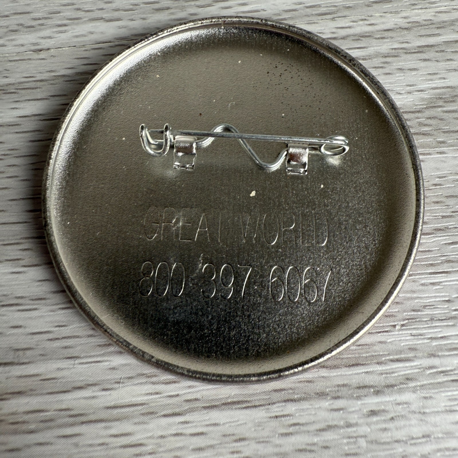 Button Pinback Agriculture Early Day Gas Engine Tractor March 2007 Arizona