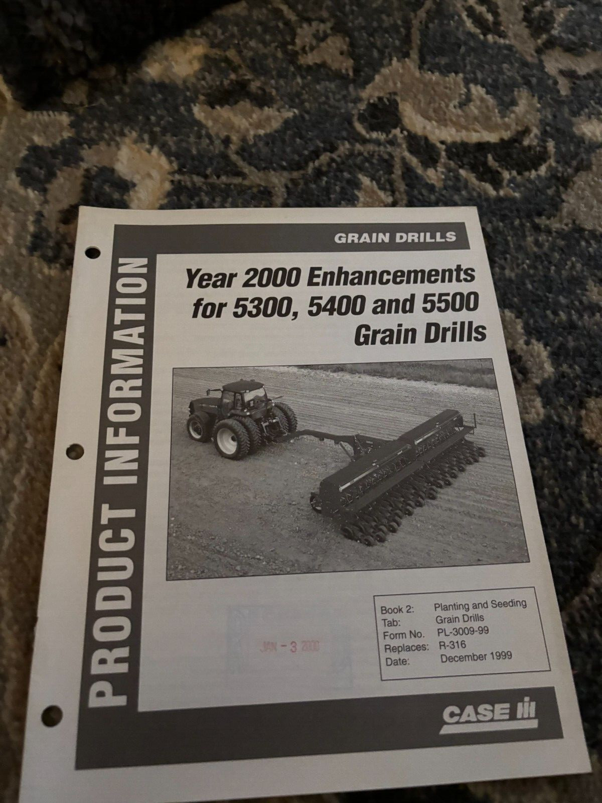 Case International 5300 5400 5500 Grain Drills Brochure FCCA24