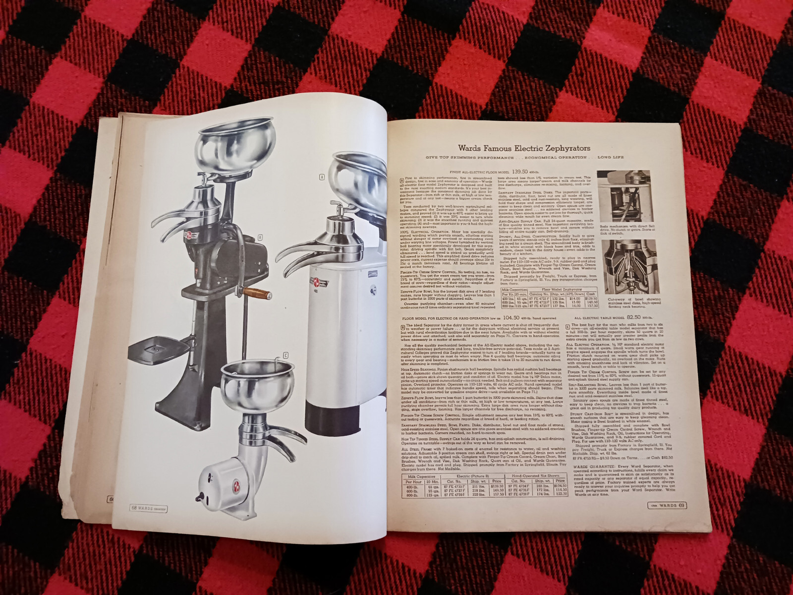 1953 Montgomery Ward Farm Catalog Wards Hoe Plow Trac Garden Tractor