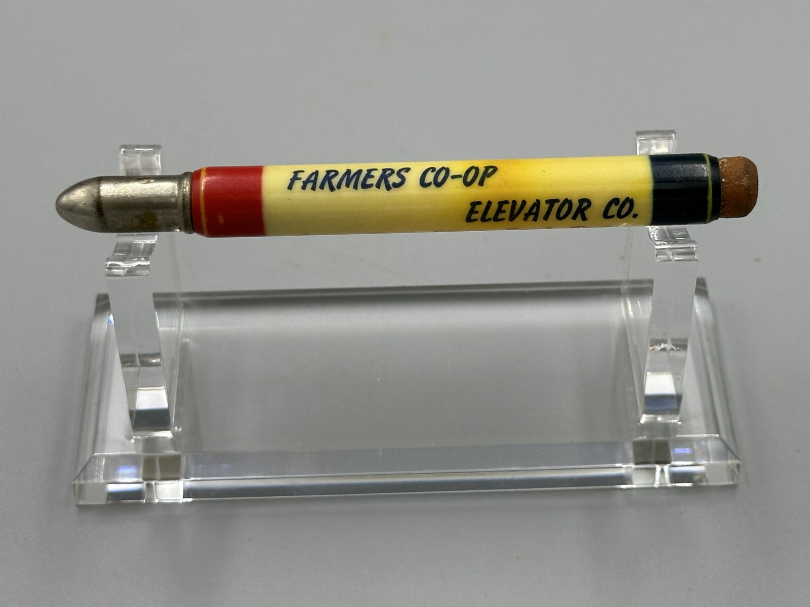 Vintage FARM ELEVATOR Advertising BULLET PENCIL Peavey MINNESOTA Co-op FAIRFAX