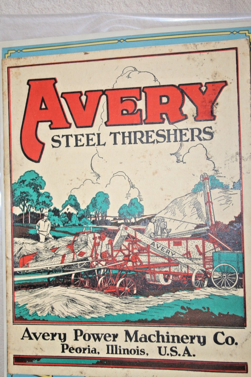 AVERY STEEL THRASHER BROCHURE 1923