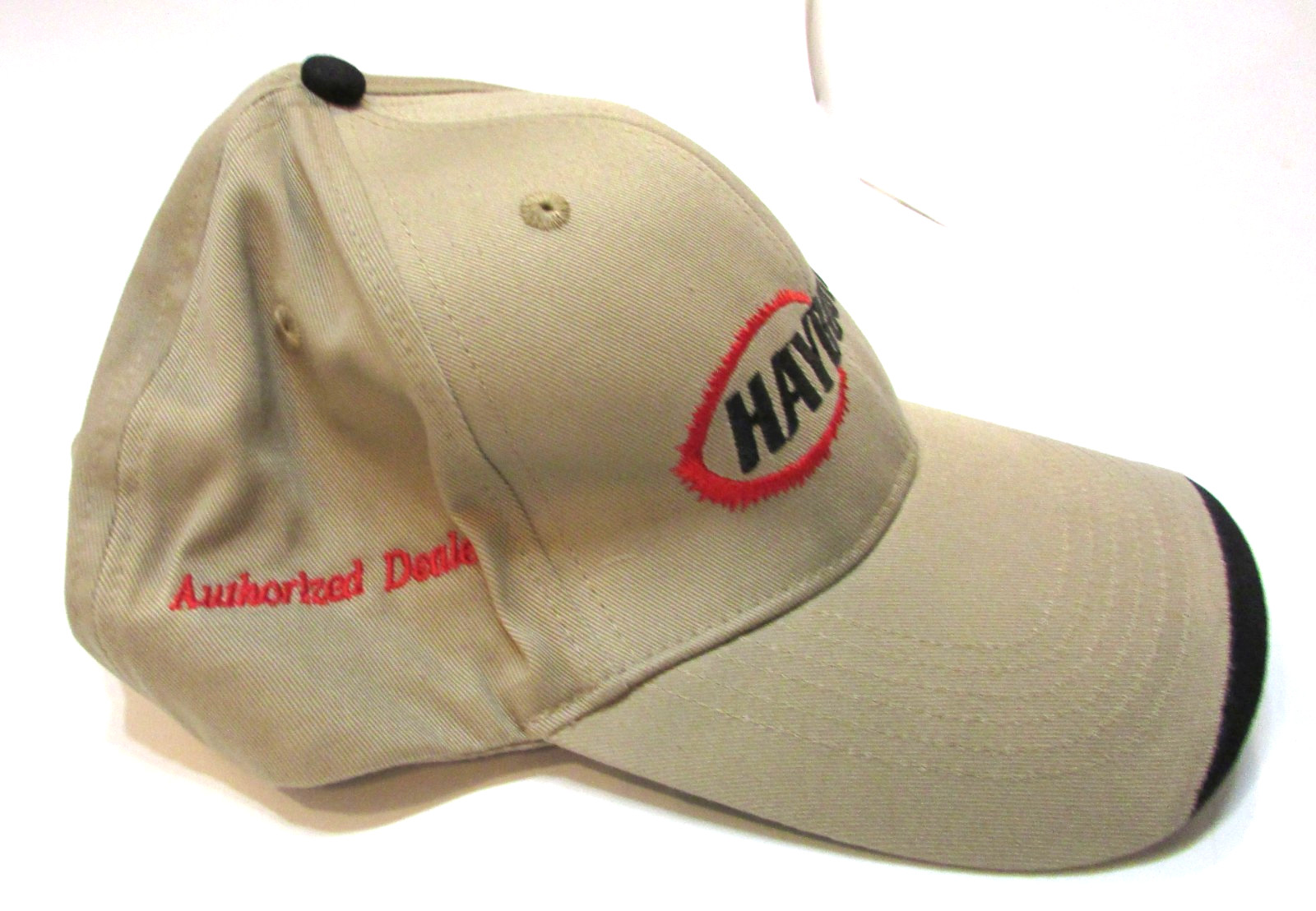 Vintage 2006 Haybuster 40 Years Farm Implement Tan Cotton Trucker Hat Ball Cap