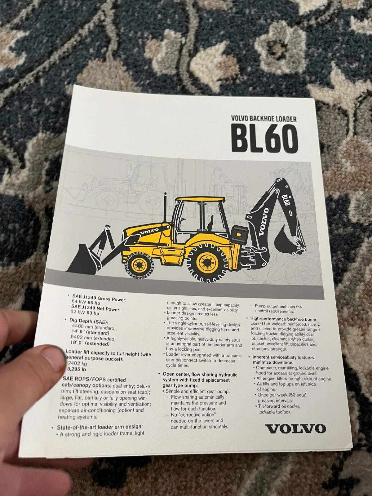 Volvo BL60 Backhoe Leader Brochure FCCA ver3
