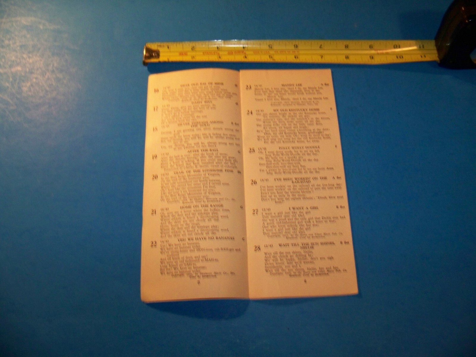 Master Mix Feeds McMillen Feed Mills Song Book Vintage Undated