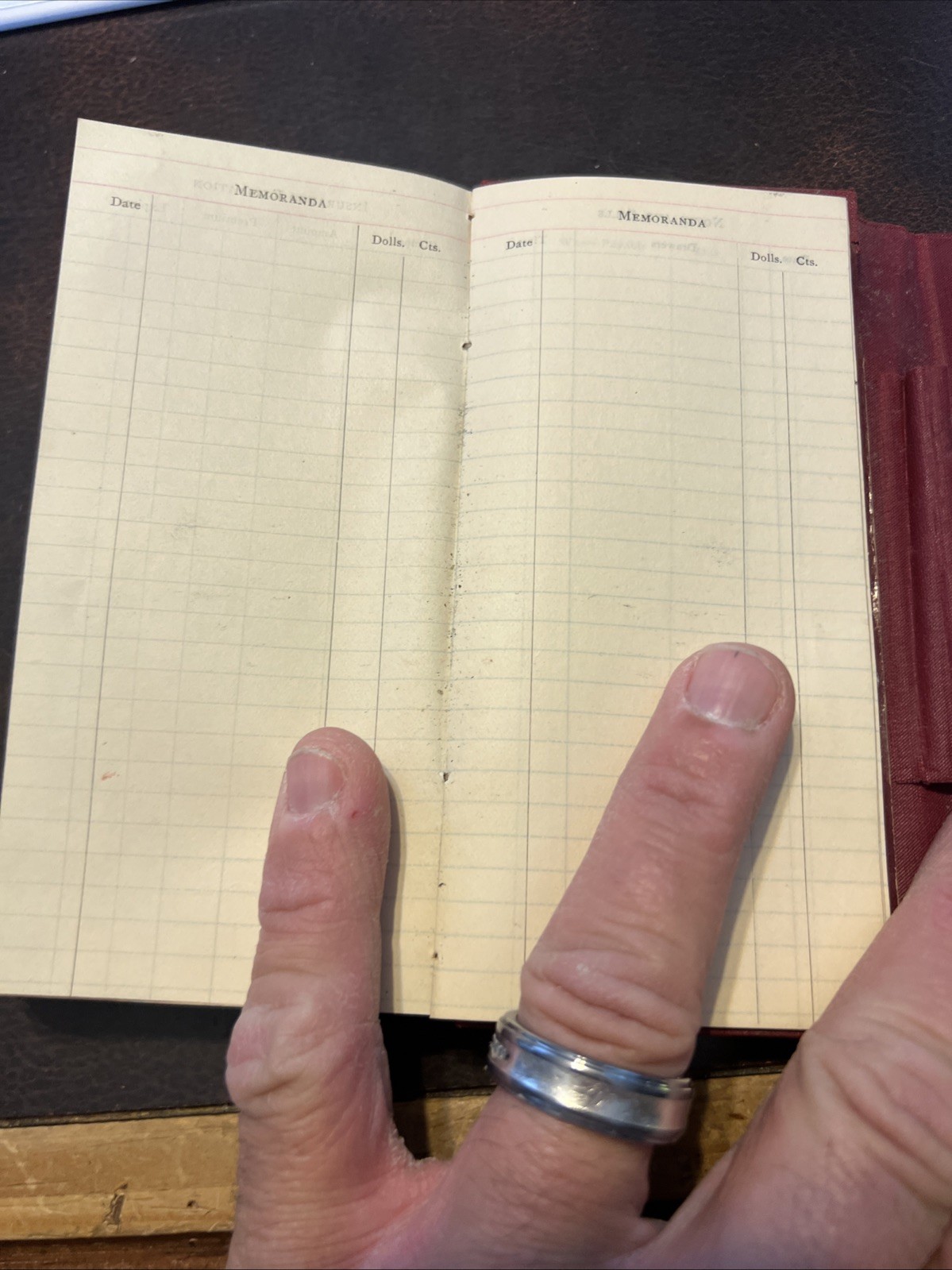 Rare 1907 Excelsior Diary Leather Bound Memo Farmers Almanac Booklet