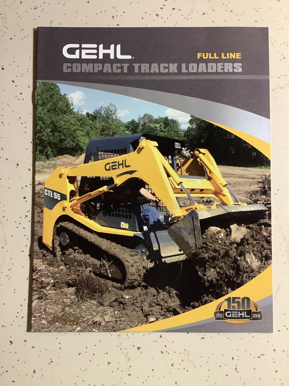GEHL FULL LINE COMPACT TRACK LOADERS 12 PAGES 2009 Sales Brochure
