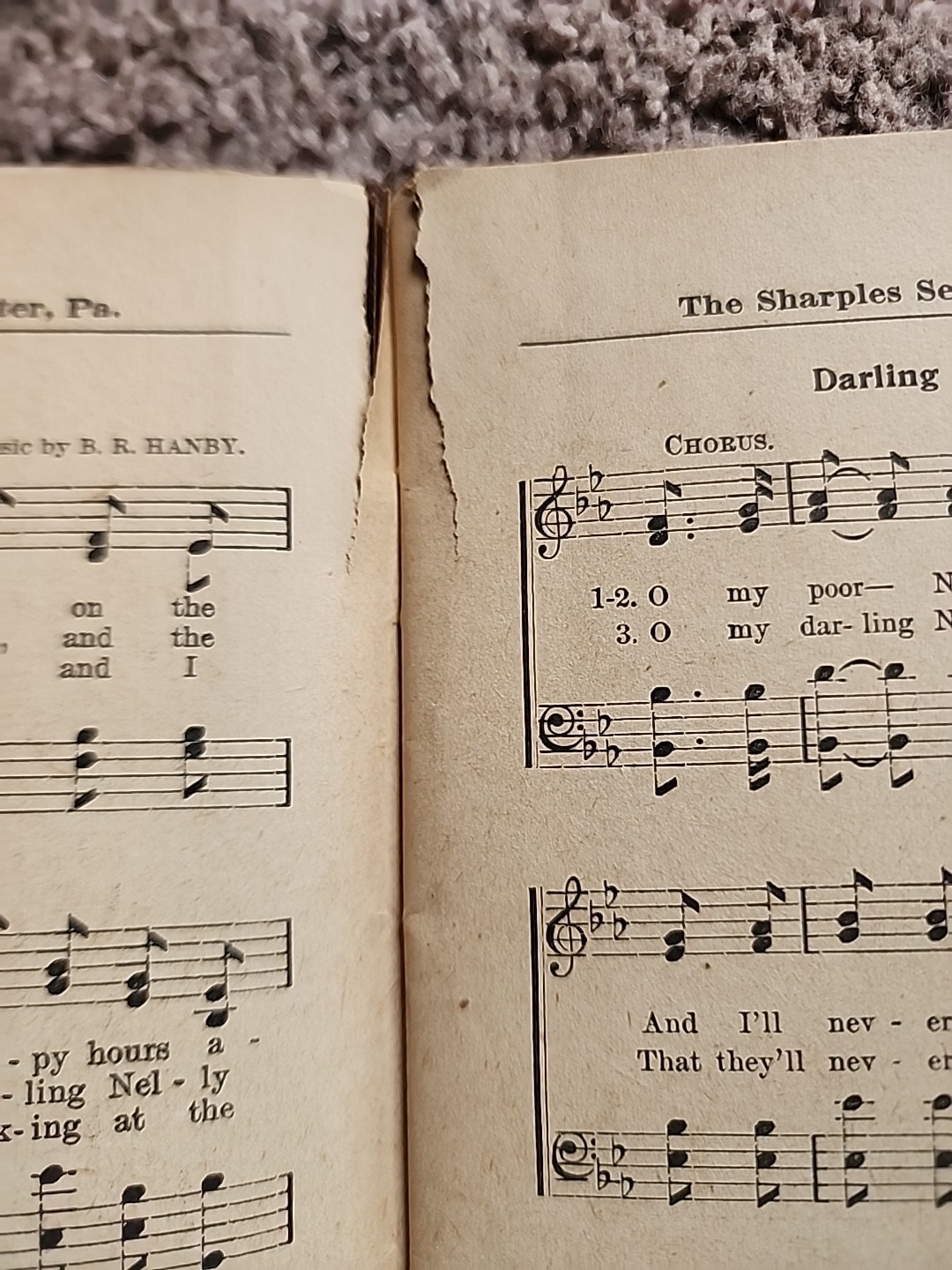 Sharples Seperator Co. West Chester PA. Old Time Songs Music Book