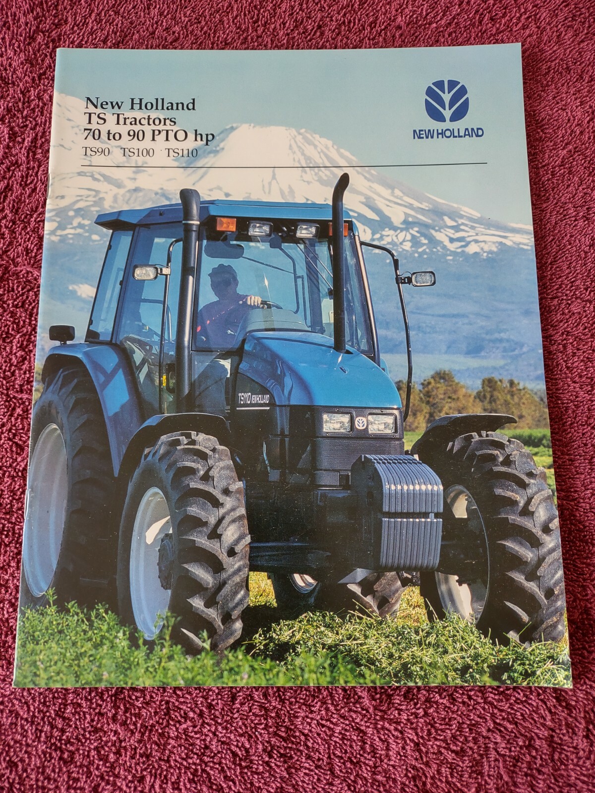 New Holland Ts90 ts100 ts110 Tractor Brochure Advertising Literature lot of 3