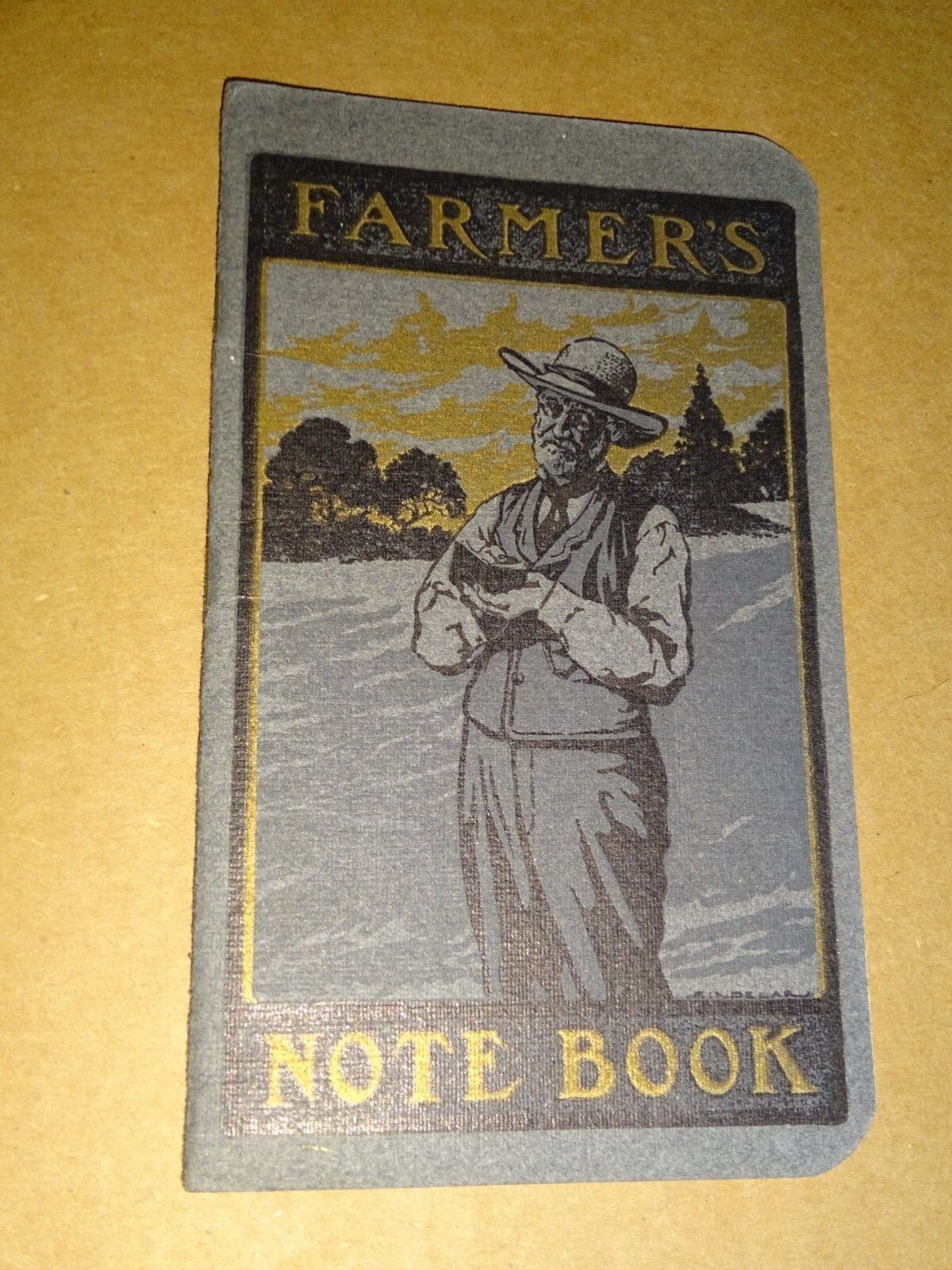 1909 Vintage German Kali Works Chicago Farmers Note Book Memo Book Potash