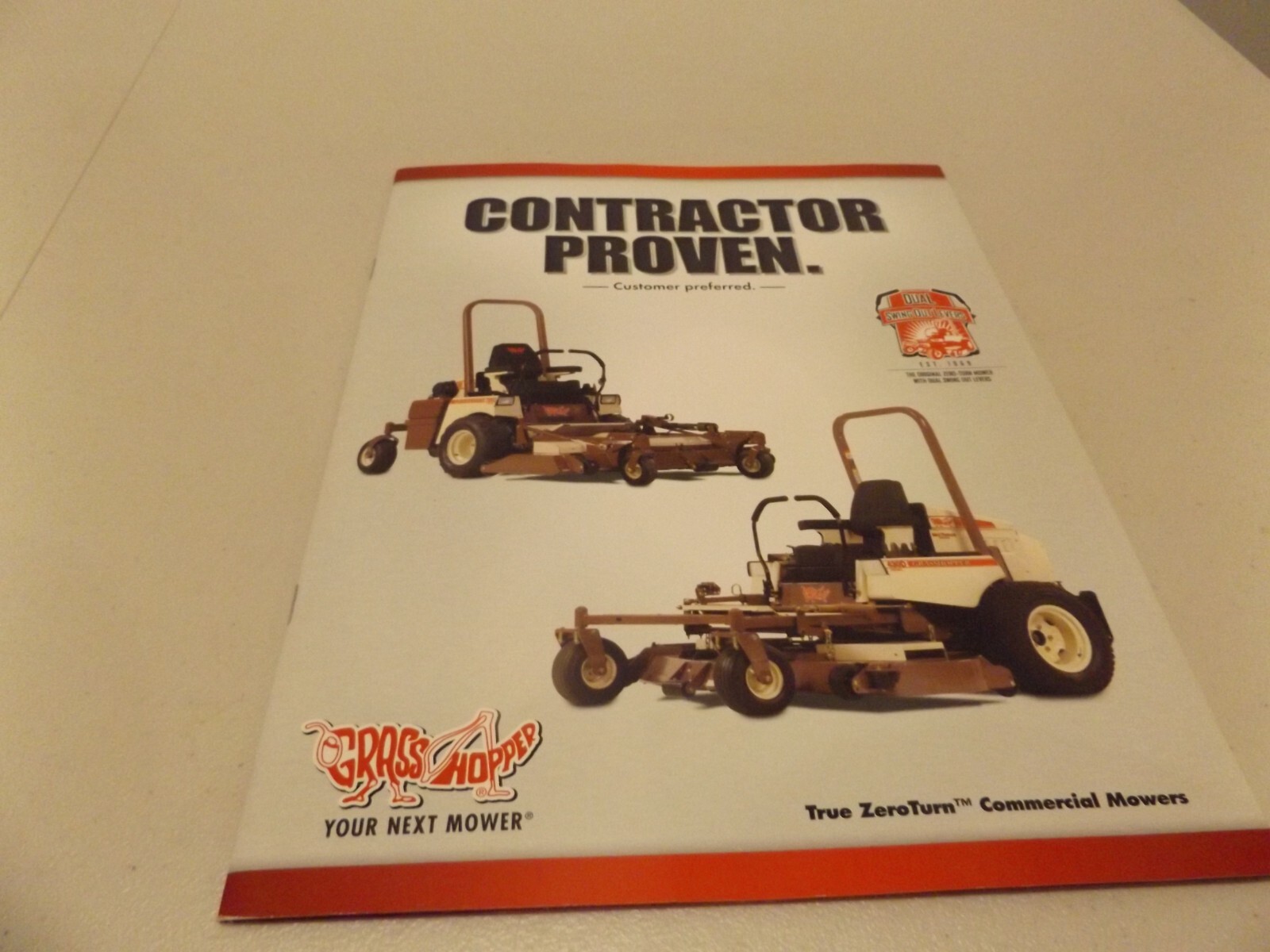 GRASSHOPPER TRUE ZEROTURN COMMERCIAL MOWERS, LIT # 0311-170470 2011