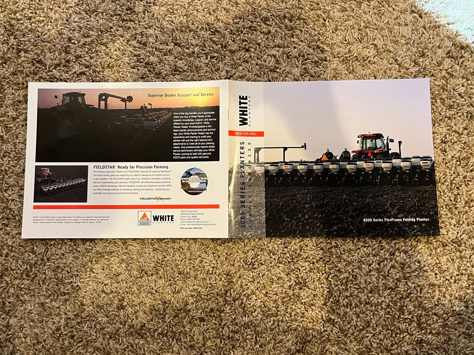 WHITE AGCO 8000 SERIES PLANTERS FOR 2001