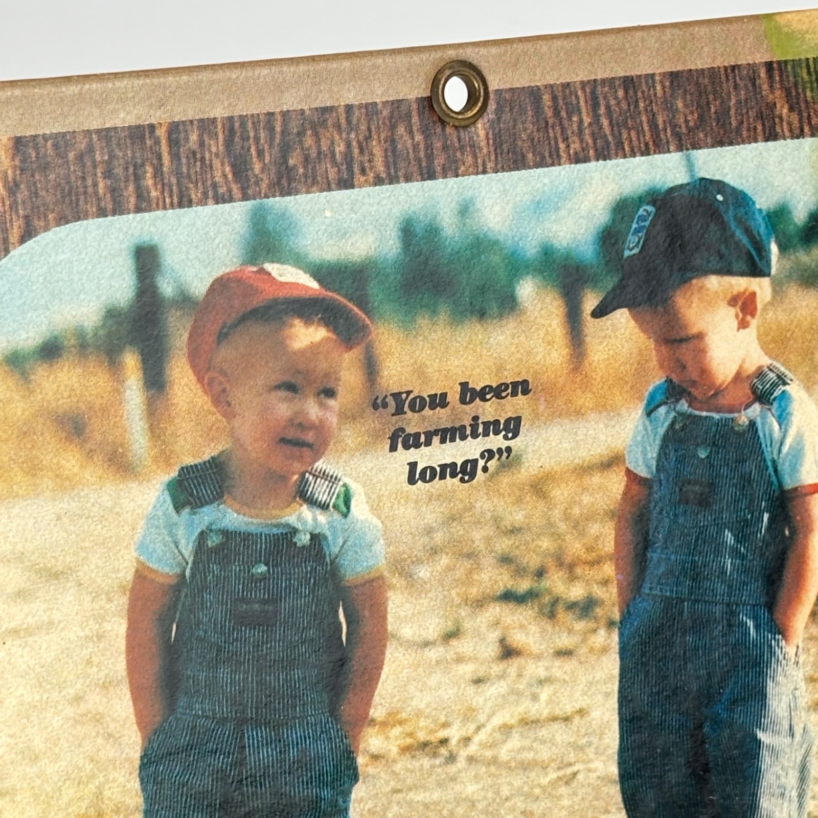 Vintage « You Been Farming Long? » Farm Country Kids 1989 Calendar John Thompson