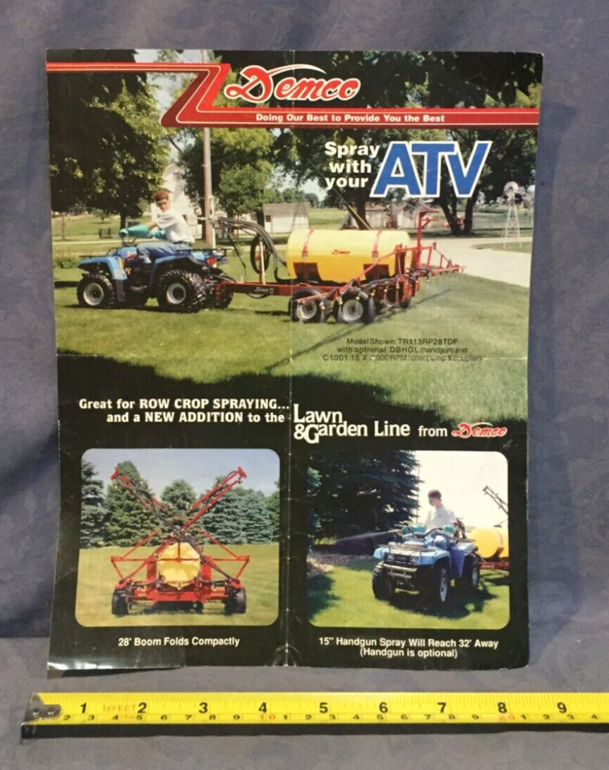 Demco « Spray With Your ATV » TR113RP28TDF Brochure