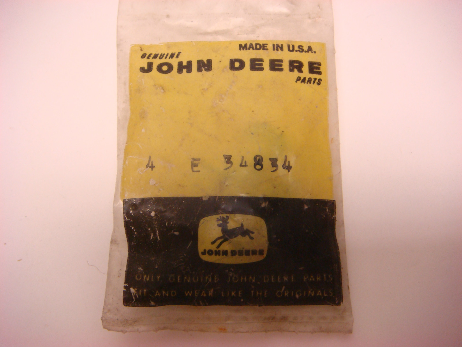 NOS John Deere Part No. E34834 Bolts,Studs (4) JD097 Vintage Tractor Equipment