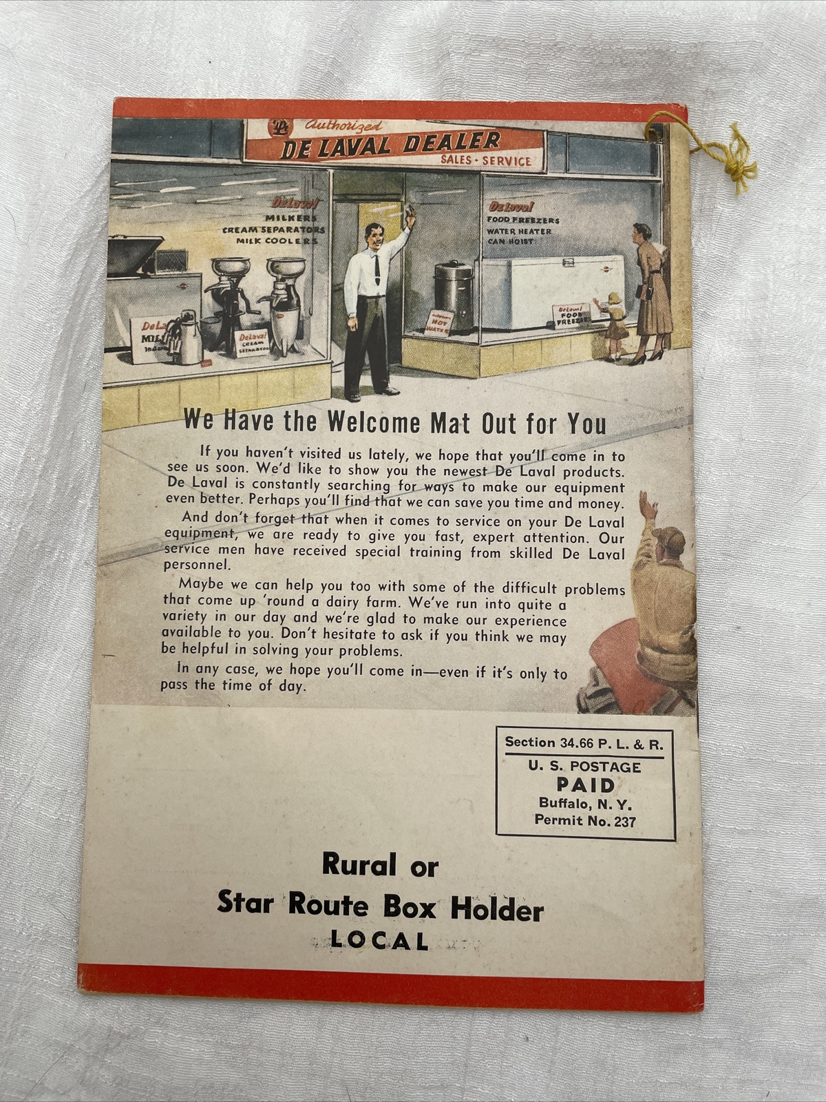 De Laval Modern Farm Manual 1953 Almanac Ag Dairy Farming Advertising Mailer