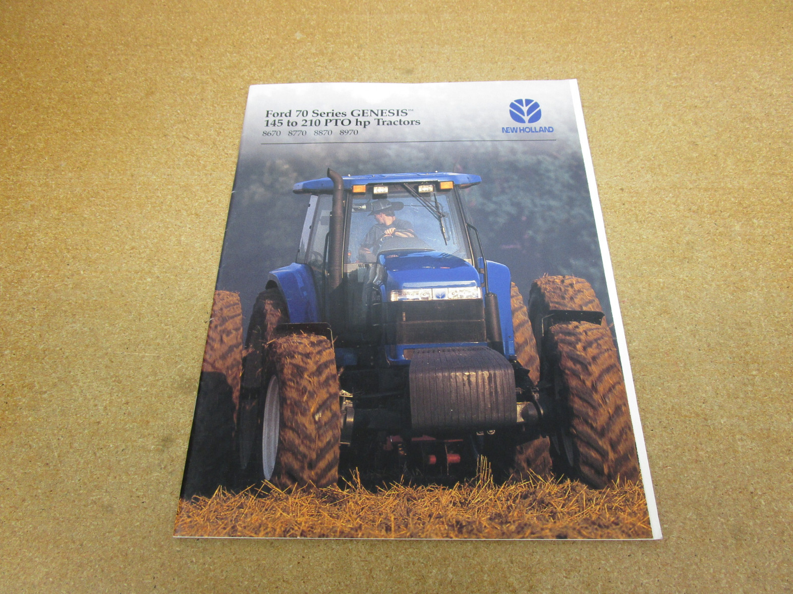 1995 Ford Tractor Genesis 70-series 8970 catalog sales brochure 34pg ORIGINAL