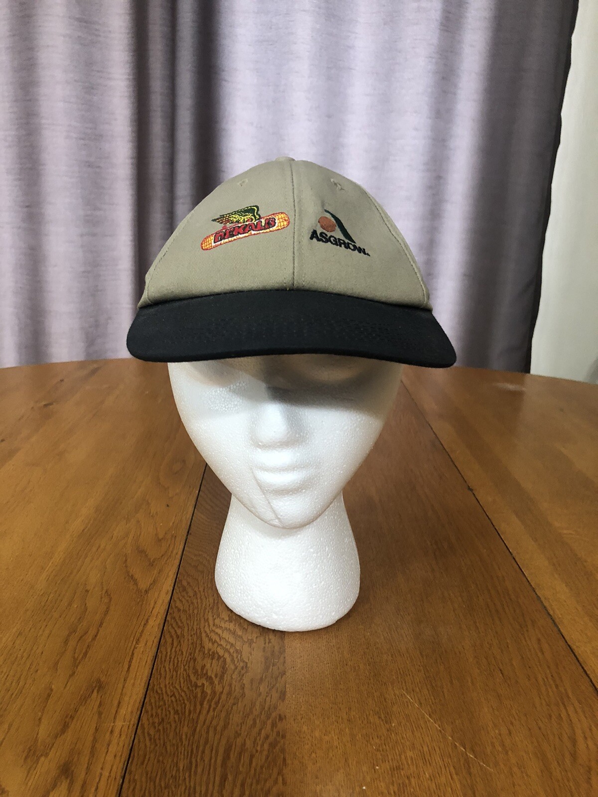 Vintage Dekalb Seed Corn Asgrow Hat Cap Snapback Farming Flying Corn Cob