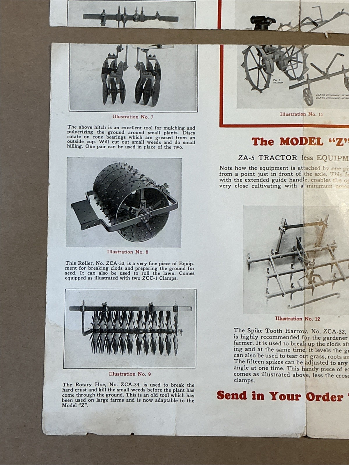 Vintage 1940s Power Model Z Brochure Price Lists And Letter INV-P1026
