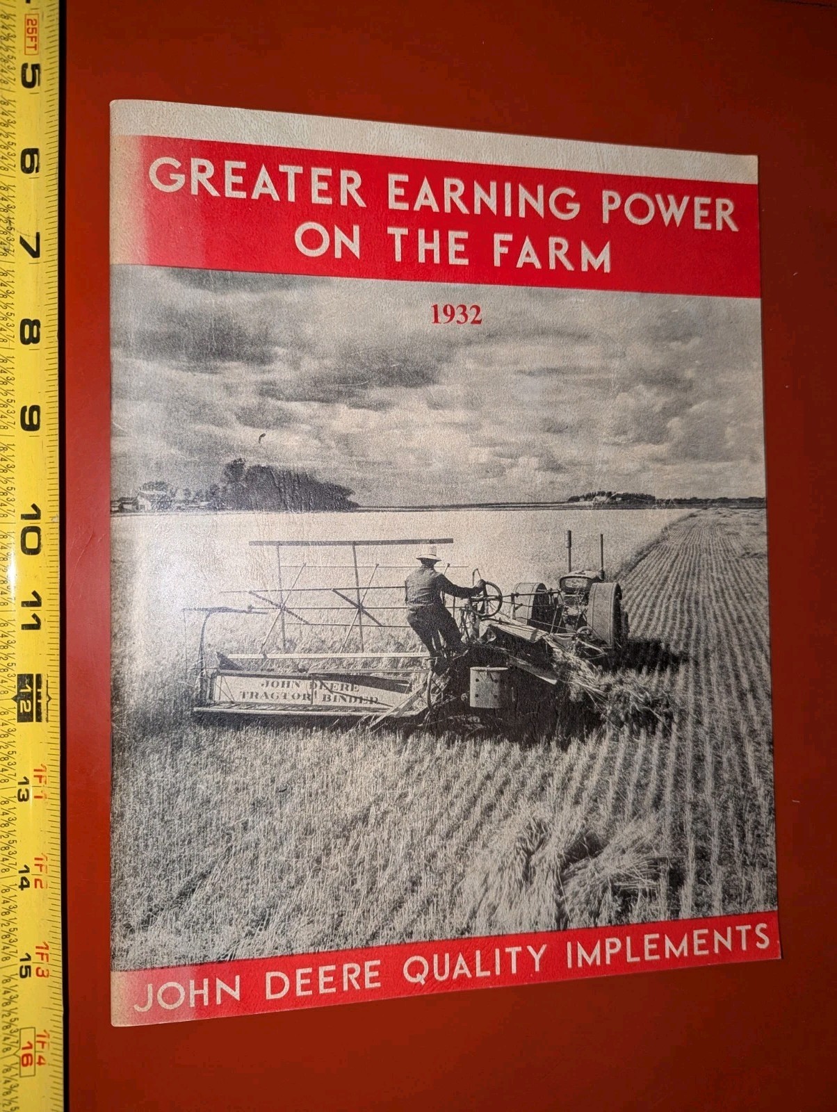 1932 Greater Farming Power On The Farm John Deere Quality Implements Catalog