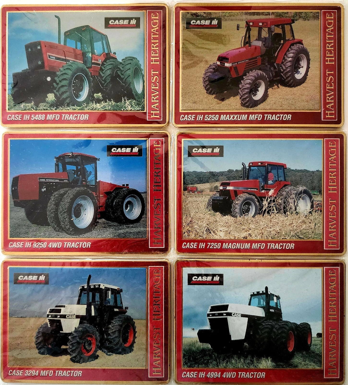 1996 Ertl Harvest Heritage Metal Collector Cards Sealed Tractors Series 1 E16