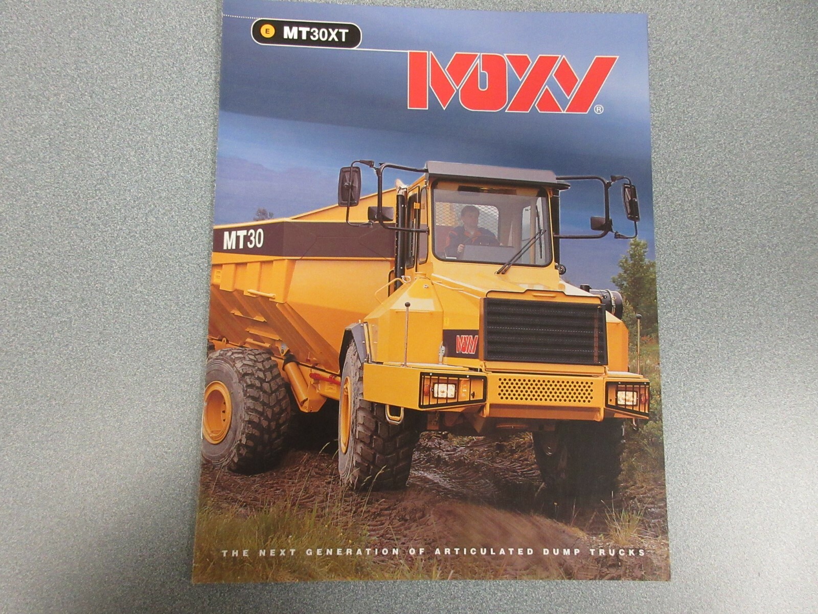 Moxy Articulated Dump Trucks MT30XT Brochure 8 Pages